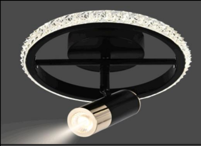 Кругла стельова Led люстра з пультом керування та спрямованим світлом SY-16073/200 ВК +FG 23вт
