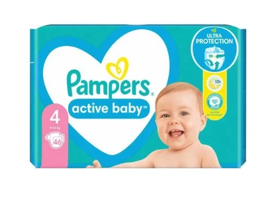 Подгузники Pampers Active Baby 4 (9-14 кг) 46 шт