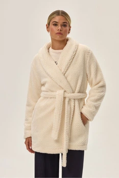 Халат Esotiq 50(2XL) Светло-молочный (106594)