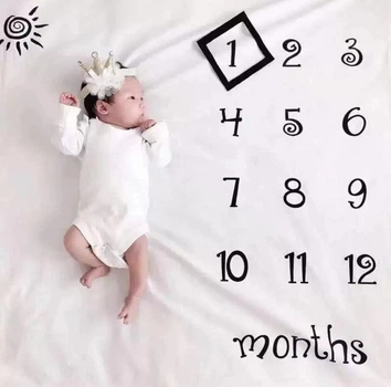 Пелёнка Фотофон для фотосессий для новорождённого по месяцам Солнце 100 x 100 см