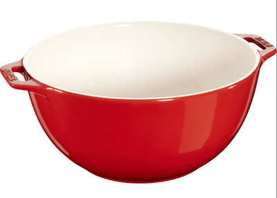 Miska Staub Serving z dwoma uchwytami czerwona 25 cm (4009839311239)