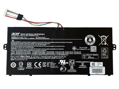Акумуляторна батарея до ноутбука Acer Chromebook Spin CP311-3H-K2RJ CP311-2H-C679 CP513-1HL CP513-1H - AP16L8J