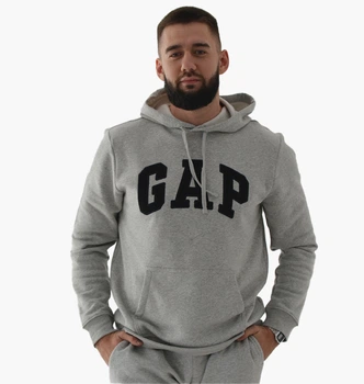 Худі Gap Logo Hoodie Light Heather Grey 510981021 XL