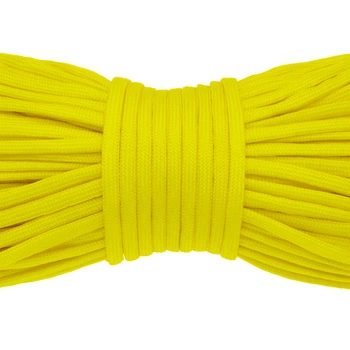 Шнур паракорд семижильний 4 мм, Жовтий, 1 м (LEN-047063) Polimex