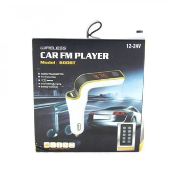 Трансмиттер FM модулятор 600 BT прослушивание музыки 5V 2.5A