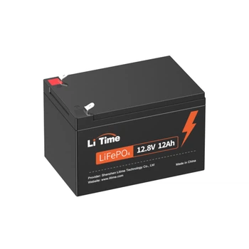 Аккумуляторная батарея Li-TIME LiFePO4 12.8 12Ач 76Wh,(100/100A) M8, 170*198*166mm