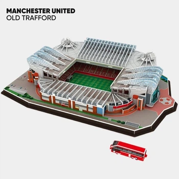 3D пазл стадіон (конструктор стадіон) Manchester United (Old Trafford) з підсвічуванням