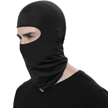 Маска подшлемник балаклава ветрозащитная Black