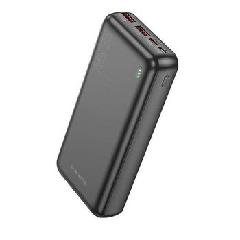 Павербанк Borofone BJ38A PD20W+QC3.0 (22.5W) 20000 mAh зі швидкою зарядкою повербанк 2xUSB Чорний