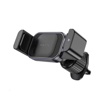 Держатель для мобильного BOROFONE BH106 Ascend pull clip car holder(air outlet) Black Metal Gray