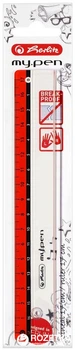 Лінійка Herlitz My Pen Urban 17 см небиткий пластик Червона (11367984U)