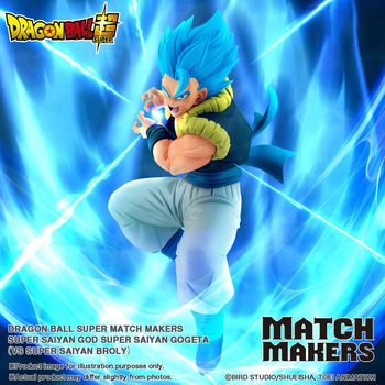 Фігурка Banpresto Dragon Ball Super SSGSS Гогета проти SS Broly Match Makers 12 см (4983164895575)