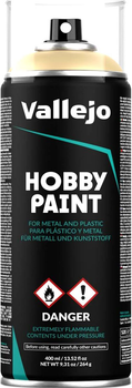 Primer-spray Vallejo Hobby Paint 28.013 400 ml Bone White (8429551280136)