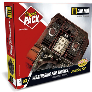 Набір Ammo Super Pack Weathering для Engines Solution Kit (8432074078043)