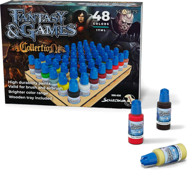 Zestaw farb Scale75 Fantasy Games Collection Acrylic 48 szt (8412548244129)