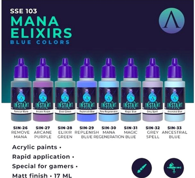 Zestaw farb Scale75 Instant Mana Elixir Acrylic 8 szt (7427129409867)