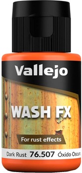 Farba Vallejo Wash FX 76.507 35 ml Dark Rust (8429551765077)