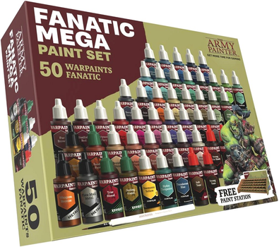 Zestaw farb The Army Painter Warpaints Fanatic Mega Paint Kit 50 szt x 18 ml (5713799806702)