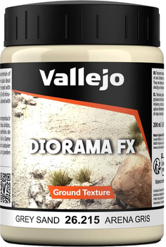 Паста Vallejo Diorama FX Ground Textures 26.215 200 мл Grey Sand (8429551262156)