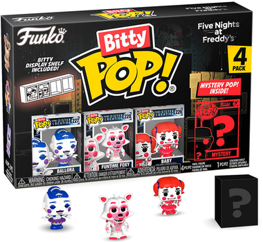 Zestaw figurek-niespodzianek Funko Bitty POP Five Nights at Freddys Ballora 4 szt (0889698730440)