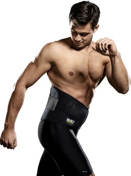 Пояс Select Back Support w/Splints 6411 XXL Чорний 1 шт (5703543002818)