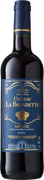 Вино Chateau La Brandette Medoc AOP 2021 червоне сухе 0.75 л 13% (2021000251702)