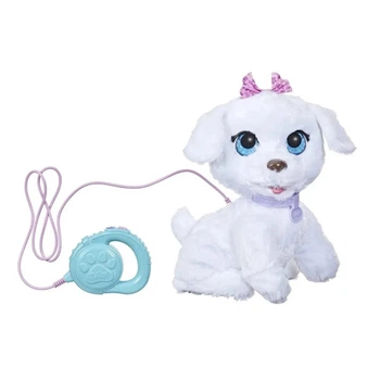 Інтерактивна музична іграшка Щеня ГоГо Hasbro FurReal GoGo на рулетці Білий (F1971)