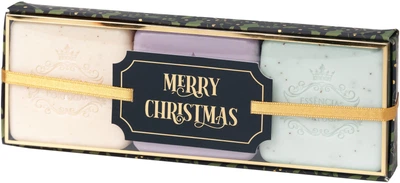Набір мила Essencias De Portugal Merry Christmas Pack 80 г x 3 шт (5600310311909)