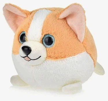 М'яка іграшка плюшева собака корги DG Toys глазастик 18см