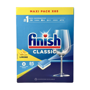 Таблетки Finish в посудомийку classic limone, 85 прань, 1360 г
