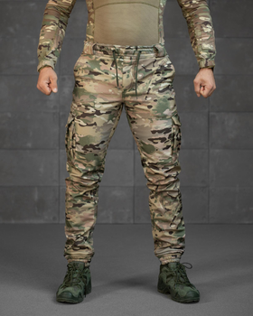 Тактичні чоловічі штани SoftShell на флісі XL мультикам (89437)