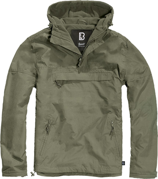 Куртка тактична анорак Brandit Windbreaker Olive S