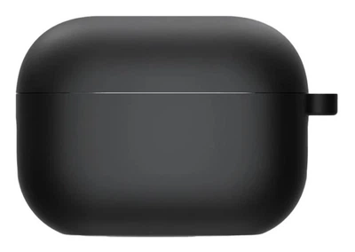 Силіконовий чохол Nik з карабіном для AirPods 4 / чорний