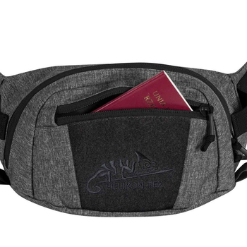 Сумка поясна Helikon-Tex Possum Waist Pack Black/Melange Grey (TB-PSM-NP-M1)