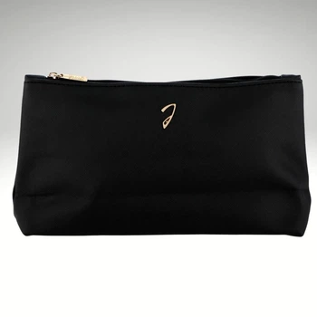 Косметичка черная, JANEKE Black Pouch Medium 25х13х7 см