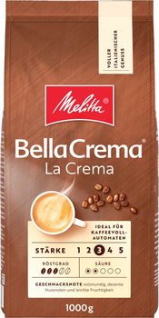 Кофе Melitta Bella Crema LaCrema в зернах 1 кг (4002720008102)