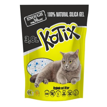 Наполнитель для кошачьего туалета силикагелевый Kotix 3,8 л