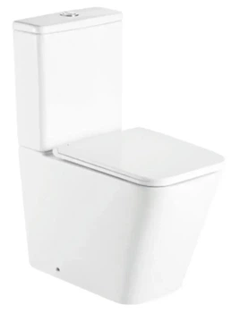 Унітаз-компакт з сидінням Soft Close Slim Duroplast Mixxus Premium Quadro-0402-R 675x390x855mm система змиву RIMLESS (MP6458)