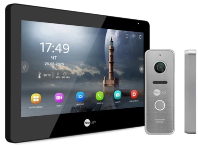 Комплект видеодомофона Neolight Mezzo Hybrid HD Kit B/Silver (Mezzo Hybrid + Prime FHD)