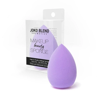 Спонж для нанесения макияжа Makeup Beauty Sponge Lilac Joko Blend 1 шт