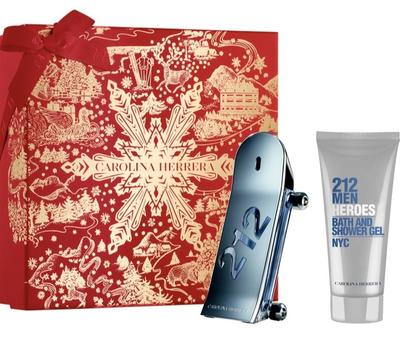 Zestaw męski Carolina Herrera 212 Heroes Woda toaletowa 90 ml + Żel pod prysznic 100 ml (8411061101834)