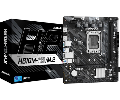 Материнская плата ASRock h610m-h2/m.2 Socket 1700