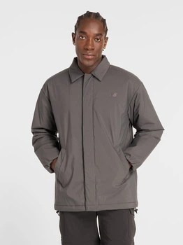 Куртка демісезонна чоловіча New Balance Coaches Jacket MJ43504ACK M Графітова (197376559253)