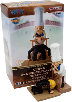 Zestaw figurek Banpresto One Piece WCF Log Series Sanji & Zeff 2 world collectable 8 cm (4983164889864)