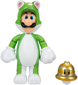 Фігурка Jakks Pacific Nintendo Nintendo Super Mario Cat Luigi z akcesoriami 10 см (0039897914480)