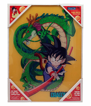 Poster szklany SD Toys Dragon Ball Goku with Shenron 30 x 40 cm (8435450225734)