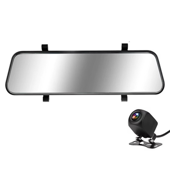 Дзеркало відеореєстратор RIAS DVR A20 4G Full HD 9.6" з камерою заднього виду Grey (3_05775)