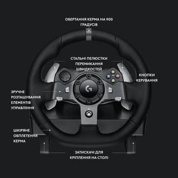 Руль Logitech Driving Force Racing Wheel G920 (941-000123)