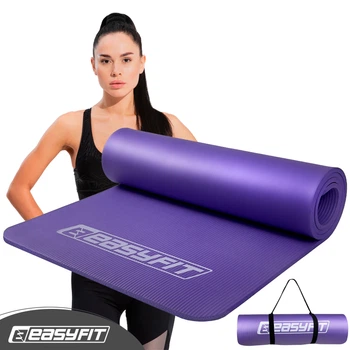 Килимок для йоги та фітнесу EasyFit NBR EF-1919-V 10 мм Фіолетовий (56002086)