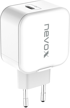 Ładowarka sieciowa Nevox USB PD Type C 20W White (HC-1880)